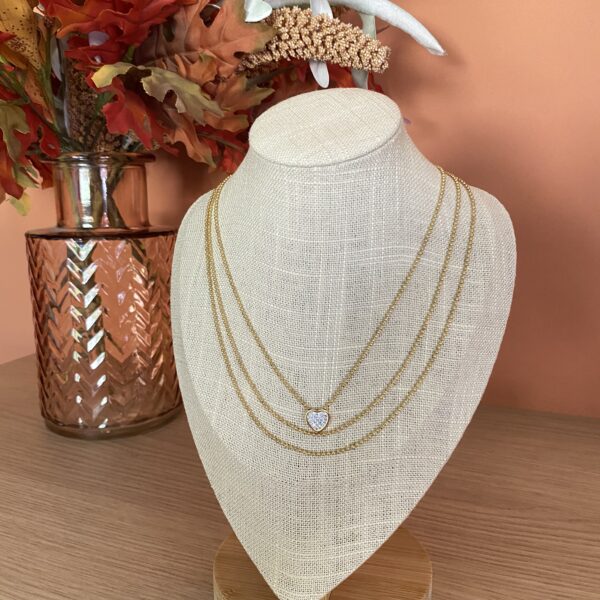 Collier Coeur Doré